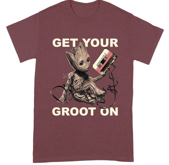 Official Marvel get your Groot on t shirt choice of sizes