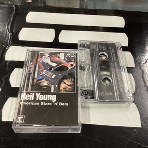 NEIL YOUNG - American Stars 'N' Bars - Cassette Tape Album