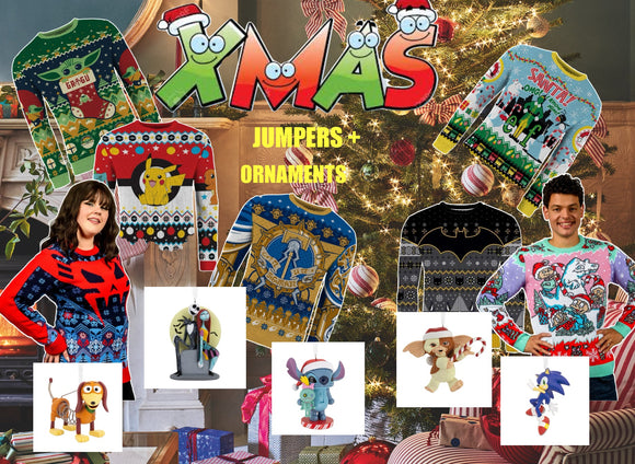 Xmas Jumpers and Decorations