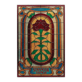 PREORDER DUE EARLY SEPT Stranger Things Creel House Stained Glass Resin Plaque
