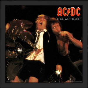 AC/DC (If You Want Blood) Album Cover framed print