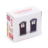 Police Box Ceramic Salt and Pepper Set
