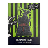 PREORDER DUE EARLY SEPT Beetlejuice Limited Edition Gravestone Ingot
