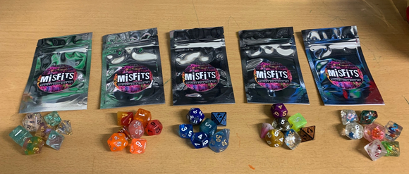 PREORDER Mystery Display - Misfits Poly Dice Sets price for one set