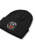Stranger Things Unisex Black Hellfire Club Beanie Hat (One Size)
