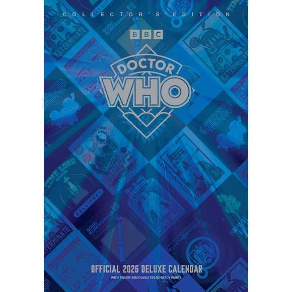 DOCTOR WHO CLASSIC 2026 A3 DELUXE CALENDAR