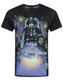 Star Wars Mens White Darth Vader Short Sleeved T-Shirt