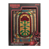 PREORDER DUE EARLY SEPT Stranger Things Creel House Stained Glass Resin Plaque