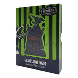 PREORDER DUE EARLY SEPT Beetlejuice Limited Edition Gravestone Ingot