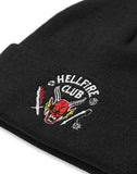 Stranger Things Unisex Black Hellfire Club Beanie Hat (One Size)
