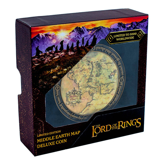 Lord of the Rings: Middle Earth Map Deluxe Coin