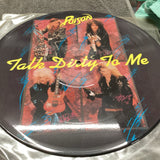 Poison Talk Dirty To Me UK  12" picture disc0