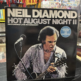 Neil Diamond Hot August Night II Double LP 2x Vinyl LP (CBS) 33 RPM0