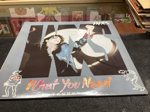 INXS what you need (extended mix) 12 INCH EX/EX, INXS 512, vinyl, indie rock, uk