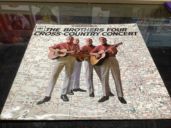 BROTHERS FOUR THE. CROSS-COUNTRY CONCERT 1963 CBS BPG 62142 VINYL LP ALBUM