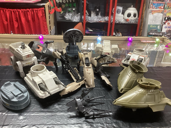 Star Wars Mini Rigs Speeders Etc Job Lot All Incomplete Good For Spares0