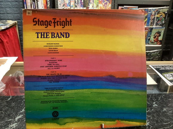 The Band – Stage Fright 1970 UK Vinyl LP Gatefold Sleeve