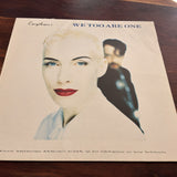 Eurythmics We Too Are One Vinyl Record 12” 33 RPM SFL 0174 RCA Records 1989 VG+0