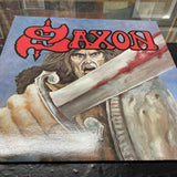 Saxon – Saxon France 1979 Heavy Metal Hard Rock Music Vinyl VG0
