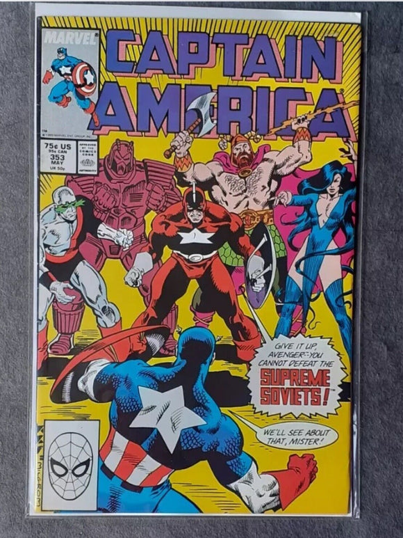 Captain America - 353 (1989) Marvel Comics