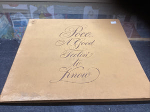 POCO A GOOD FEELIN' TO KNOW LP 1972 in f/fold cover with booklet - nice copy UK