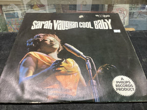 Sarah Vaughan Cool Baby Vinyl LP Album Record UK WL1083