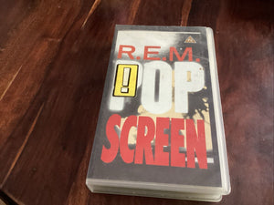 R.E.M Collectable VHS - Pop Screen - Excellent 1998 Rare Video - All Original