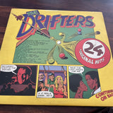 The Drifters 24 Original Hits Double Vinyl LP 1975 Atlantic Records Both EX con 0