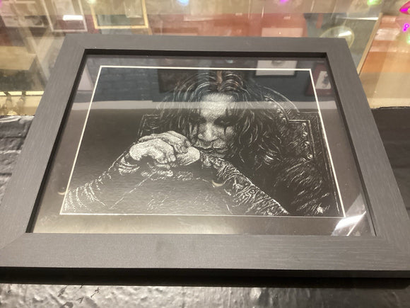 Original One Off Scraperboard Artwork Of The Crow Eric Draven 0