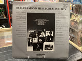 NEIL DIAMOND  The Best Of HIS 12 GREATEST HITS 1st UK Press 1974 LP1