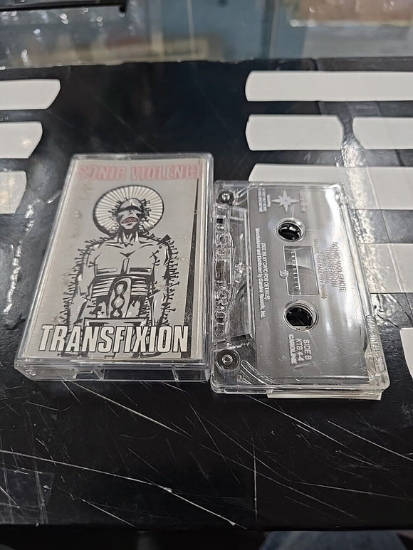 Sonic Violence : Transfixion. 1992 USA Electronic / Industrial Cassette. Rare