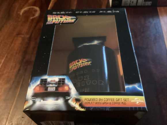 Back to the future Powered by Coffee Body Wash 100ml Coffee Mug Mens Gift Set0
