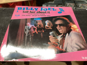 BILLY JOEL Tell Her About It VINYL SINGLE Easy Money CBS 1983 UK TA3655 A1/B1