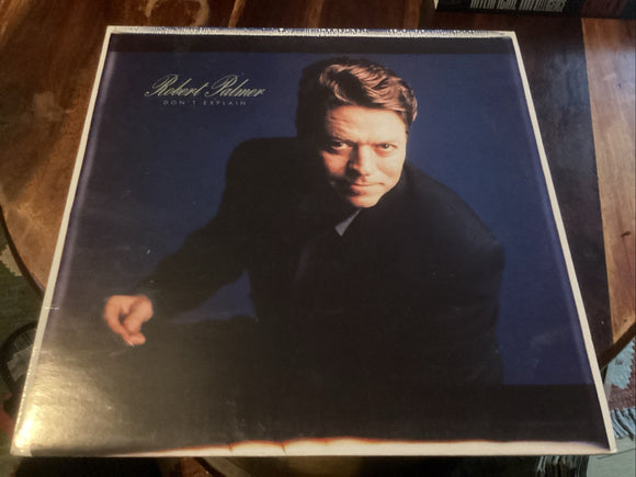 Robert Palmer - Don't Explain - Double Vinyl Record LP Album - 1990 EMI EMDX10180