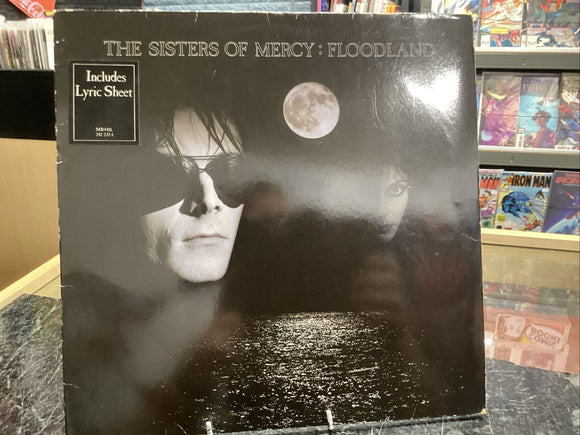 THE SISTERS OF MERCY Floodland 1st A1/B1 Inc Poster & Inner Cover