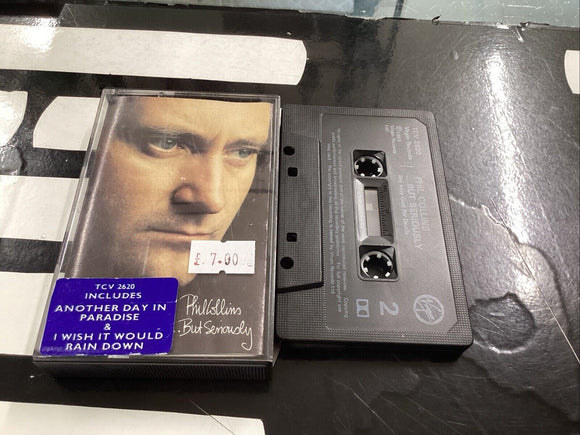 Phil Collins Audio Cassette Tape But Seriously Album