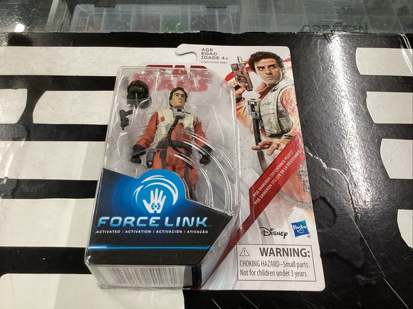 Star Wars Force Link Figure Poe Dameron The Last Jedi Pilot