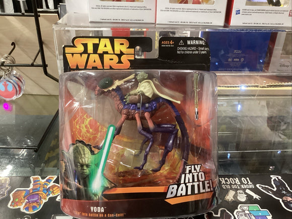 Star Wars Revenge of The Sith - Yoda with Can-Cell Action Figure0