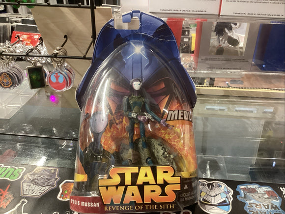 HASBRO STAR WARS REVENGE OF THE SITH POLIS MASSAN MEDIC ACTION FIGURE #390