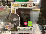 5" Funko Pop! Star Wars Krrsantan 548 Bobble-Head Flocked 2022 Summer Convention0
