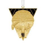 PREORDER DUE OCT Premium Star Wars™ - Golden Millennium Falcon Ornament
