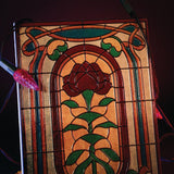 PREORDER DUE EARLY SEPT Stranger Things Creel House Stained Glass Resin Plaque