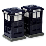 Police Box Ceramic Salt and Pepper Set