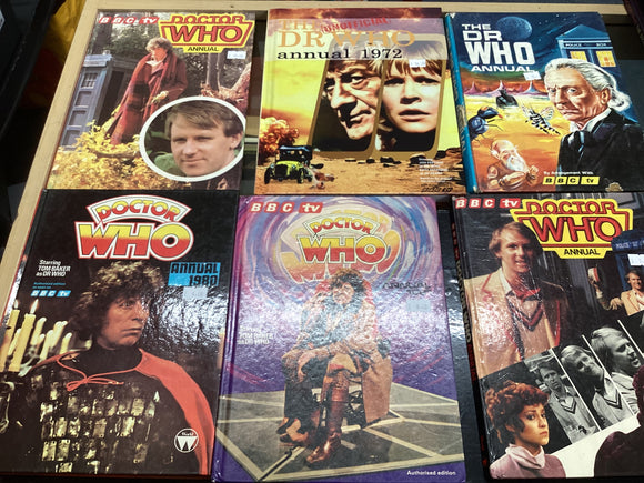 Doctor Who annuals some rare