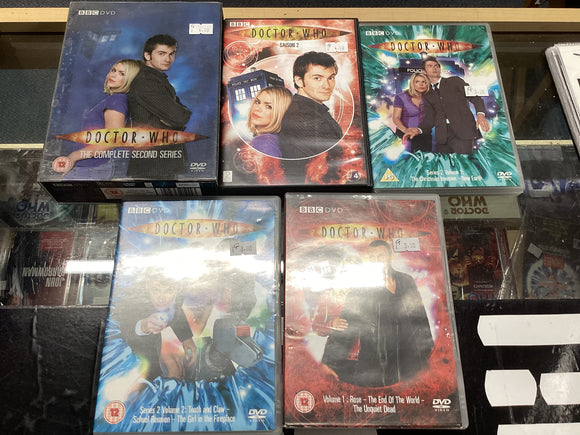 Doctor Who modern era dvds and sets
