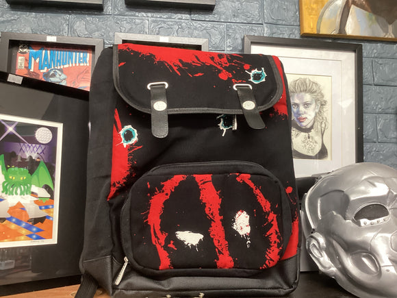 Deadpool 12 bullets canvas backpack