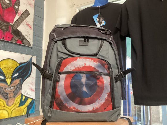 Captain America shield backpack