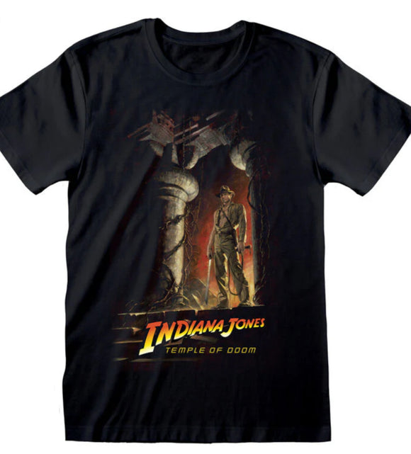 Indiana Jones and the temple of doom official t shirt