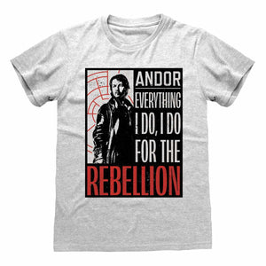 Official Star Wars Andor Captain Cassian t shirt