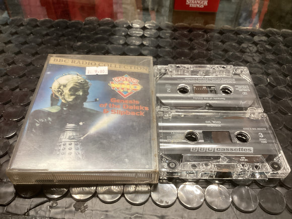 Doctor Who: Genesis of the Daleks/Slipback Audio Cassette x2, BBC 1988